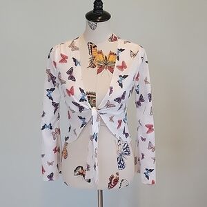 Romwe butterfly tie shrug. Size is XS or size 2.